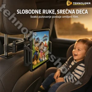 Držač za telefon i tablet za zadnje sedište u kolima