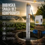 Dubinska Pumpa za Bunar sa Kontrolerom – 3HP / 2.2kW