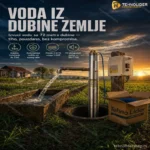 Dubinska Pumpa za Bunar 1.5HP sa Kontrolerom – Izvlačenje do 72m
