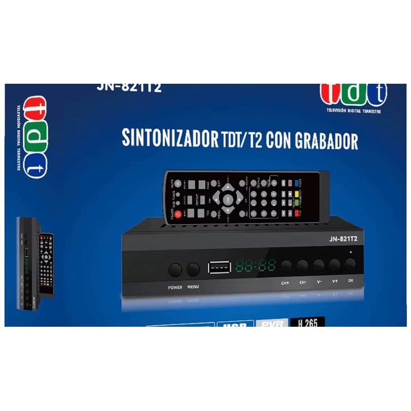 DVB-T2 risiver za digitalnu TV — model JN-821T2 DVB-T2 risiver - detalji