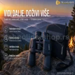 Dvogled Vodootporan 20-50 mm – Gumiran, za Lov, Pecanje i Planinarenje