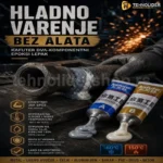 🧰 Dvokomponentni Lepak za Metal – Hladno Varenje bez Alata
