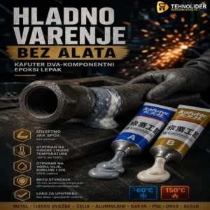 🧰 Dvokomponentni Lepak za Metal – Hladno Varenje bez Alata