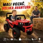 Električni Džip za Decu sa Daljinskim Upravljačem – Sigurna Vožnja