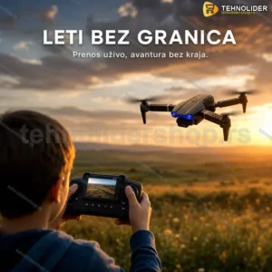 E99 Max Dron sa Ekranom – WiFi HD Kamera i Prenos Uživo bez Telefona