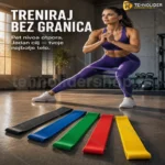 Elastične trake za vežbanje set 5 komada