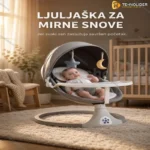 Električna ljuljaška njihalica za bebe
