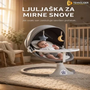 Električna ljuljaška njihalica za bebe