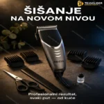 Električna mašinica HQ253 za šišanje s nastavcima
