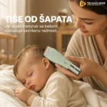 Električna mašinica za šišanje beba — tiha i vodootporna