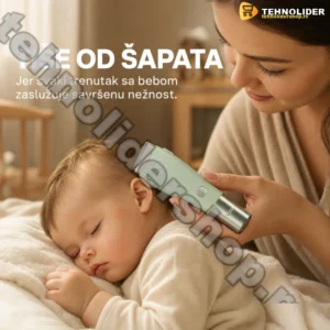 Električna mašinica za šišanje beba — tiha i vodootporna