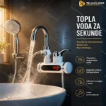 Električna Slavina sa Protočnim Bojlerom i Digitalnim Ekranom – Tuš Set