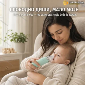 Električni aspirator za nos za bebe i malu decu sa USB punjenjem