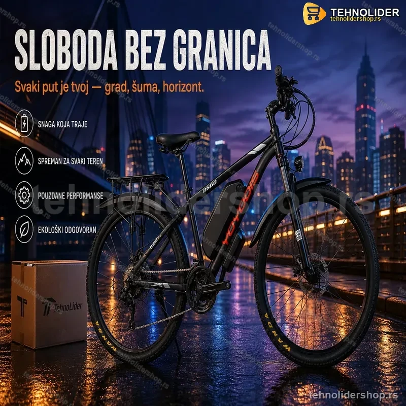 Električni bicikl – Snažan i praktičan bicikl za gradsku i rekreativnu vožnju Električni bicikl – Snažan i praktičan bicikl za gradsku i rekreativnu vožnju
