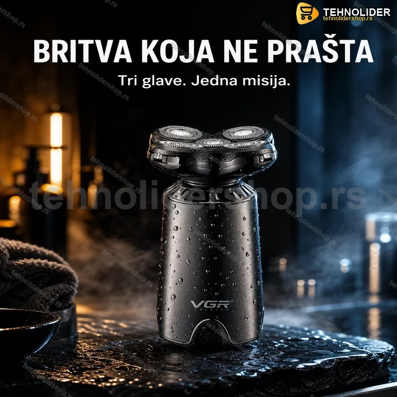 Električni brijač VGR V-397 sa 5 glava vodootporni Električni brijač VGR V-397 sa 5 glava vodootporni