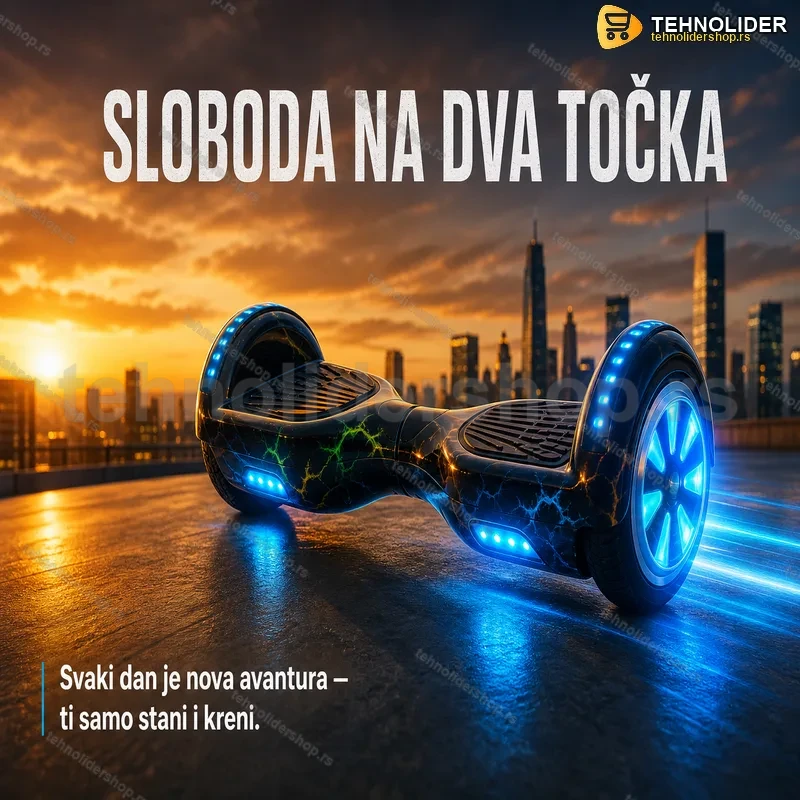 Električni hoverboard 6.5 inča — samobalansirajući skuter Električni hoverboard 6.5 inča — samobalansirajući skuter