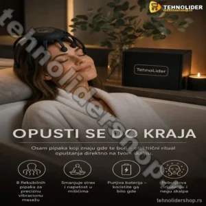 Električni Masažer za Glavu Octopus – 8 Fleksibilnih Pipaka za Opuštanje