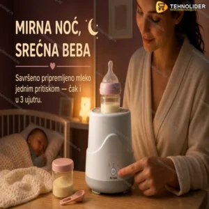 Električni mešač i grejač za bebi flašice – bez grudvica