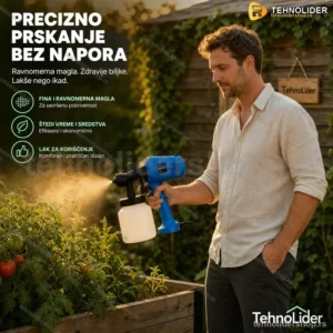 Električni Pištolj za Prskanje — Biljke, Insekticidi i Dezinfekcija