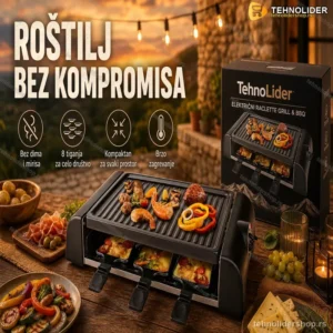 Elektricni rostilj sa tiganjima