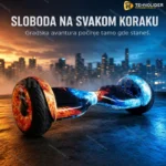 Električni skuter hoverboard 10 inča sa Bluetooth vezom