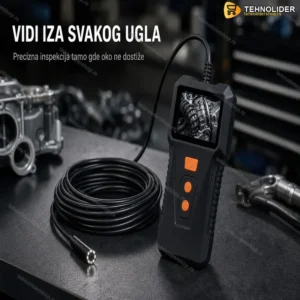 Endoskopska kamera sa ekranom 2" – 1080P HD, vodootporna