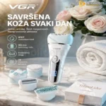VGR 733 Epilator Set 6u1 – Električni Epilator za Lice i Telo