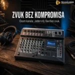 EQ-8 Audio Mikseta 8 Kanala sa Bluetooth i DSP Efektima