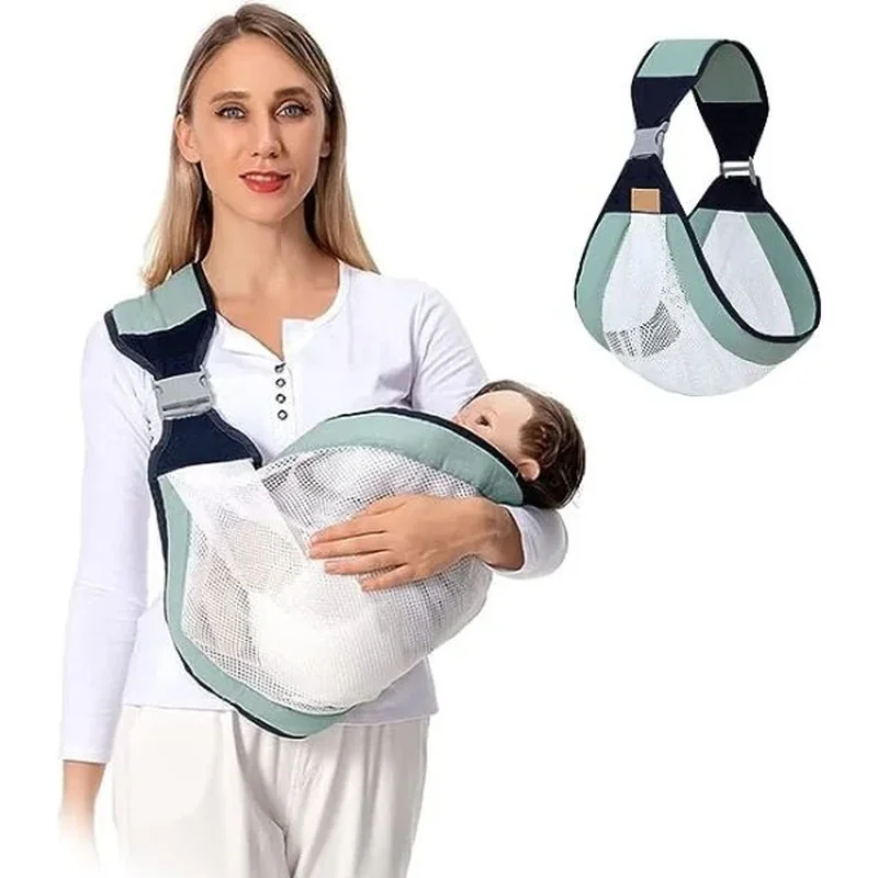 Ergonomska nosiljka za bebe — mrežasta i podesiva nosiljka za bebe - prednja strana