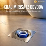 Silikonski filter protiv mirisa iz odvoda — sprečava insekte i neprijatne mirise