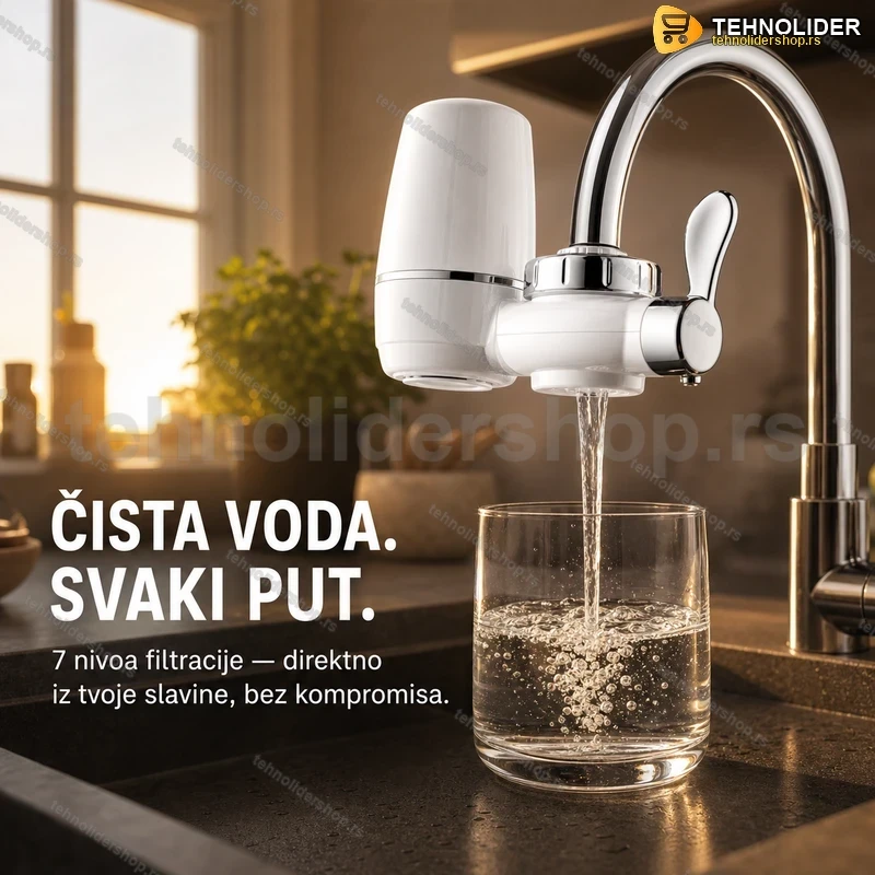 filter-za-slavinu-preciscivac-vode-tehnolidershop Filter za slavinu sa 7 nivoa filtracije — prečišćivač vode za čistu i meku vodu