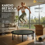 JumpFit™ Fitness Trampolina – Kardio Trening Kod Kuće bez Bolova u Zglobovima