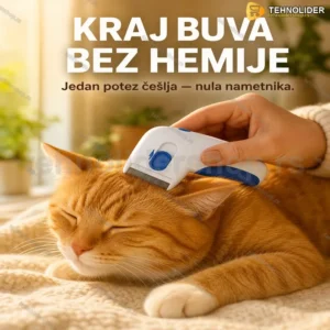 FleaDoctor Električni Češalj protiv Buva i Krpelja za Pse i Mačke