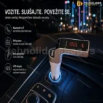 CARG7 – 3u1 FM Transmitter + Bluetooth + Punjač za auto