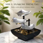 Fontana za dom na tri nivoa — dekorativna stolna