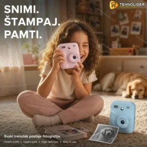 Fotoaparat za decu sa štampačem slika A26 — 2u1 kamera i termalni printer