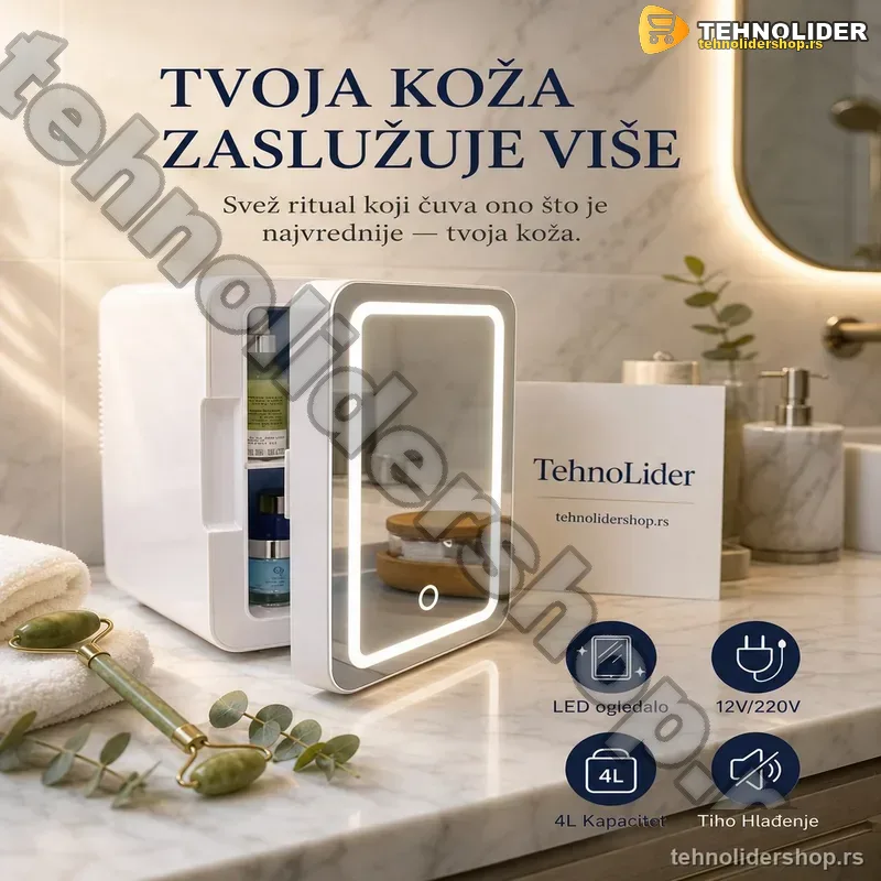 frizider-za-kozmetiku-sa-ogledalom-i-led-svetlom-tehnolidershop-3 frizider-za-kozmetiku-sa-ogledalom-i-led-svetlom-tehnolidershop-3