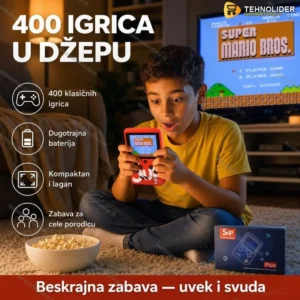 Game Box 400 u 1 – Retro Prenosiva Konzola sa TV Izlazom