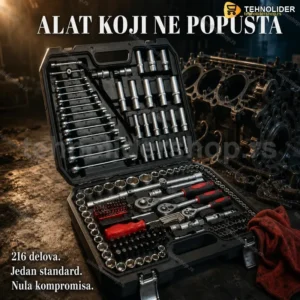 Gedore set nasadnih ključeva 216 delova Chrome Vanadium