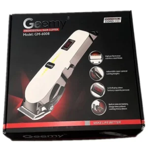 Geemy GM-6008 bežična mašinica za šišanje sa digitalnim displejom