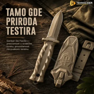 Gerber De Facto taktički nož sa nazubljenim sečivom