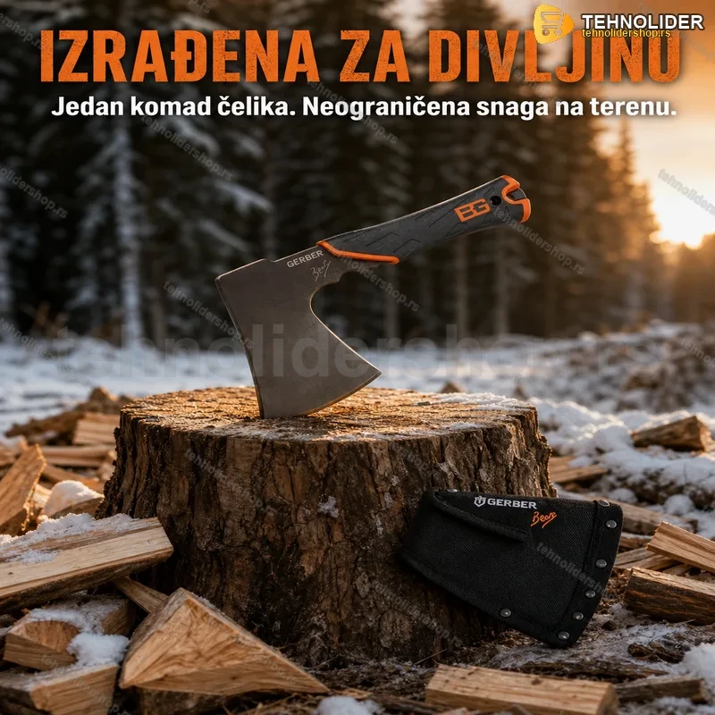 Gerber Survivor tomahavk sekira sa futrolom Gerber Survivor tomahavk sekira sa futrolom
