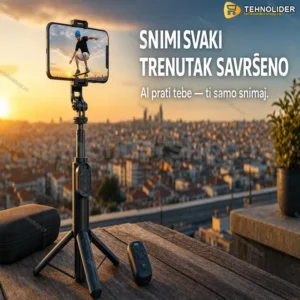 Gimbal stabilizator za telefon C16 sa AI praćenjem i stativom