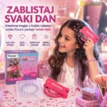 Glitter Glam Set za Ukrašavanje Kose sa 72 Cirkona – Kreativna Igračka za Devojčice