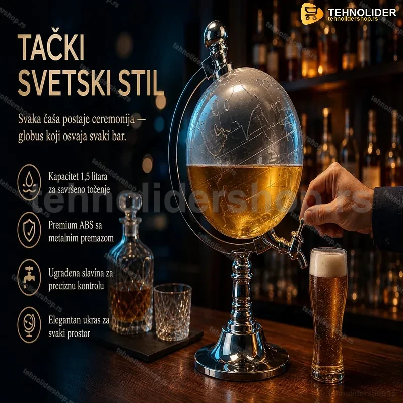 Globus točilica za pivo/vino Globus točilica za pivo/vino