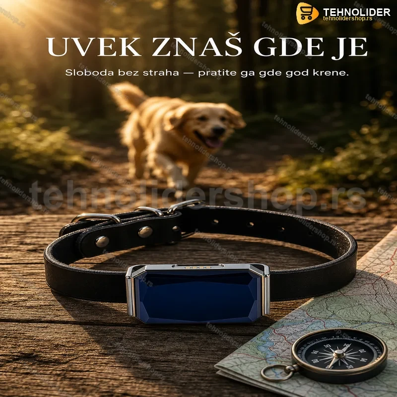 GPS traker za pse G12 — vodootporni lokator sa aplikacijom GPS traker za pse G12 — vodootporni lokator sa aplikacijom