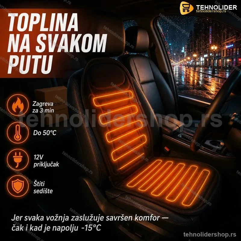 Grejac auto sedista 12v Grejac auto sedista 12v