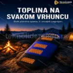 Grejana vreća za spavanje sa USB grejačima i Power Bankom
