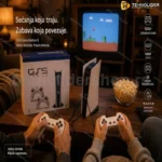 GS5 Retro Konzola za Decu i Odrasle – 620 Ugrađenih Igrica