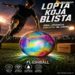 Hologramska Svetleća Fudbalska Lopta FLASHBALL — Holografski Efekat